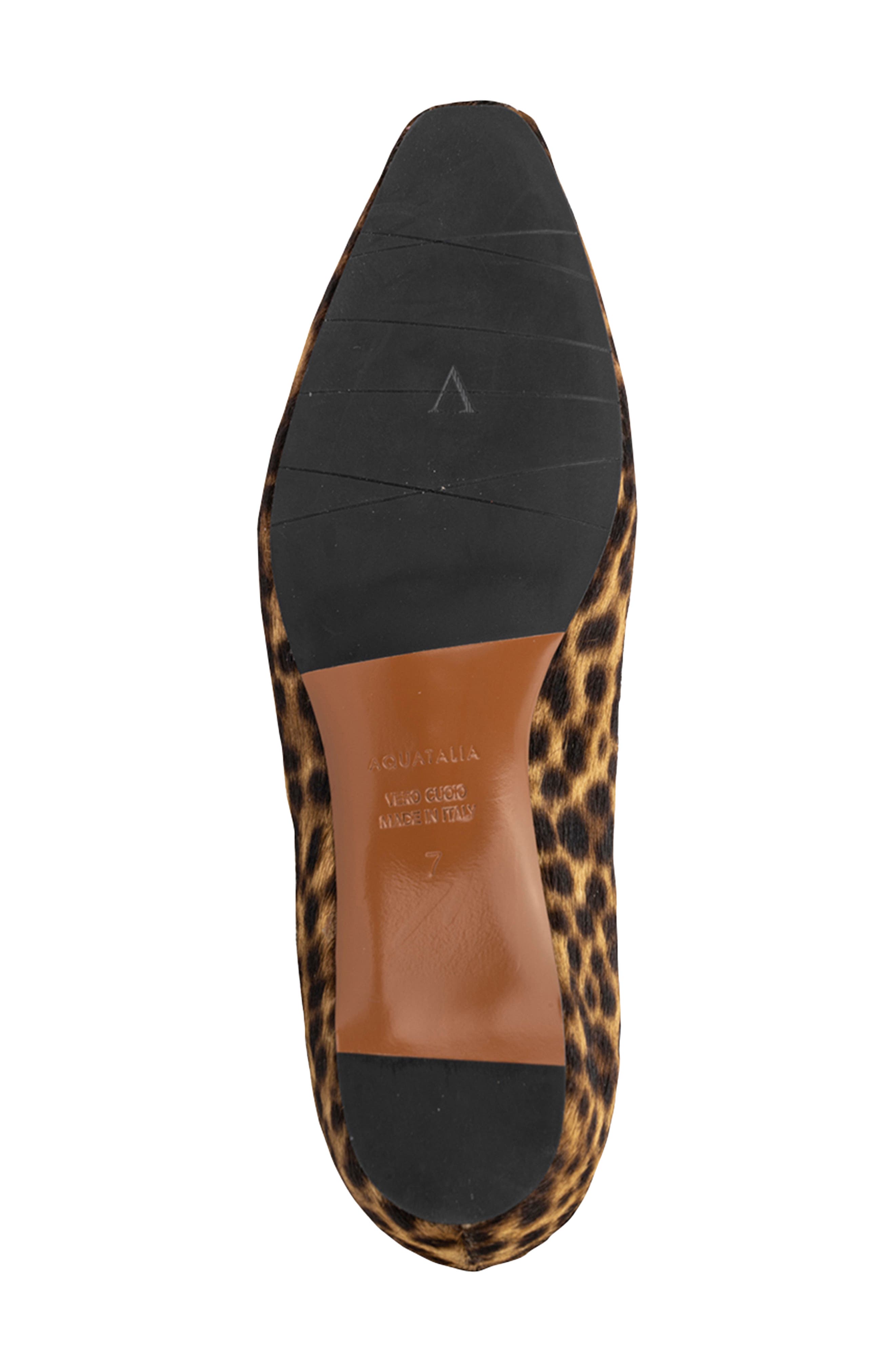 Aquatalia Marcella Weatherproof Leather Flat, Alternate, color, 