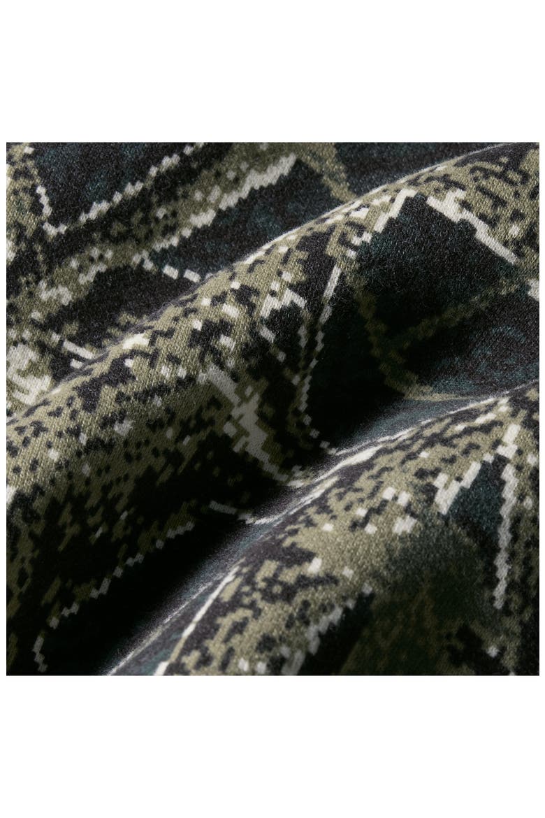 Logo Graphic Camo Fleece Hoodie, Alternate, color, CAMO GREEN/ PINK RISE