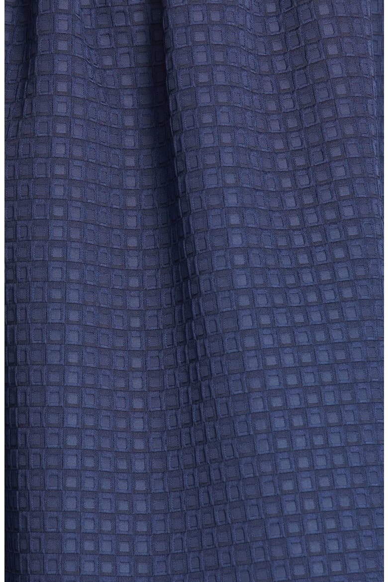 Textured Full Midi Skirt (Nordstrom Exclusive), Alternate, color, NAVY