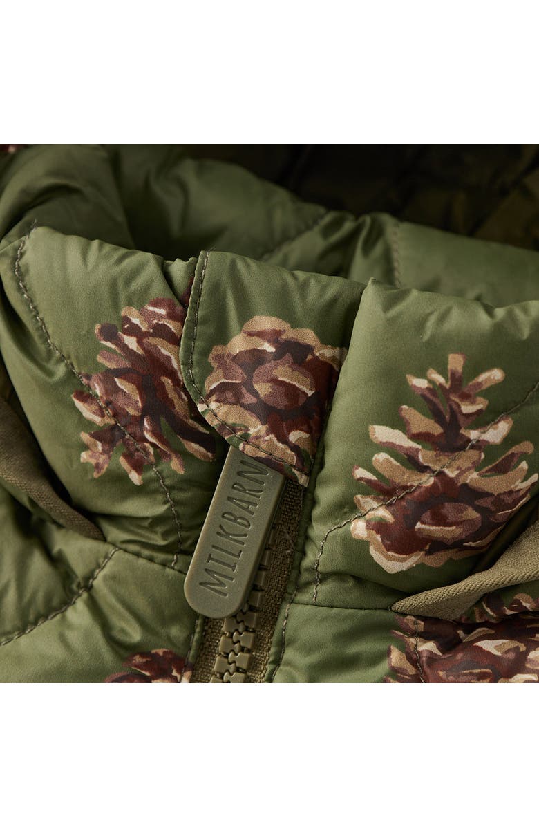 Milkbarn Down Jumpsuit, Alternate, color, Pinecone