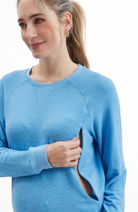 Heart On My Sleeve Maternity & Nursing Sweatshirt