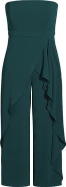 City Chic Attract Strapless Jumpsuit