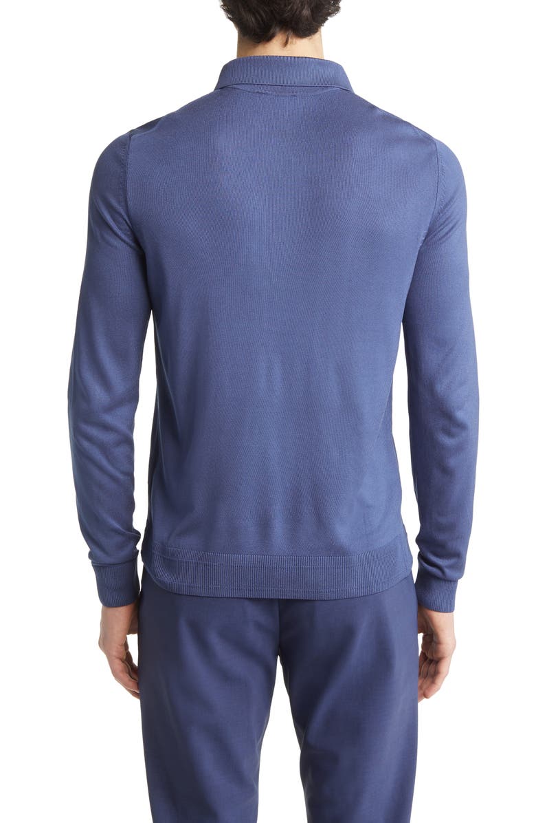 BOSS Luno Zip Sweater Polo, Alternate, color, 