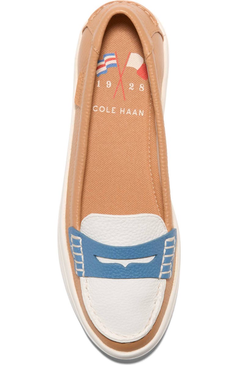 Cole Haan <p>Nantucket Drift Leather Penny Loafer (Women)</p>, Alternate, color, Biscuit/ Powder/ Provincial