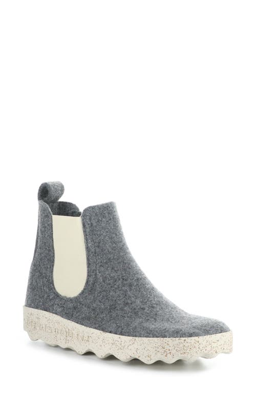 Asportuguesas by Fly London Caia Chelsa Boot in Concrete Rewooly  product