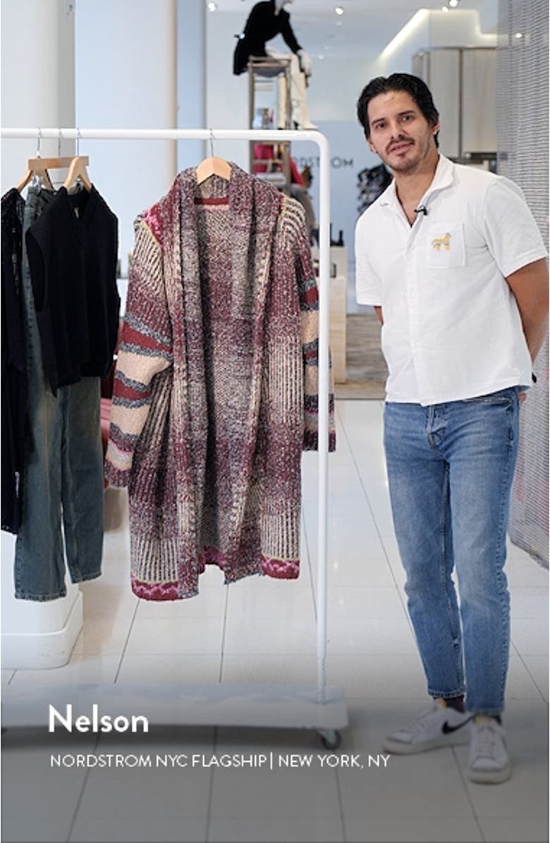 Found My BFF Stripe Longline Cardigan, sales video thumbnail