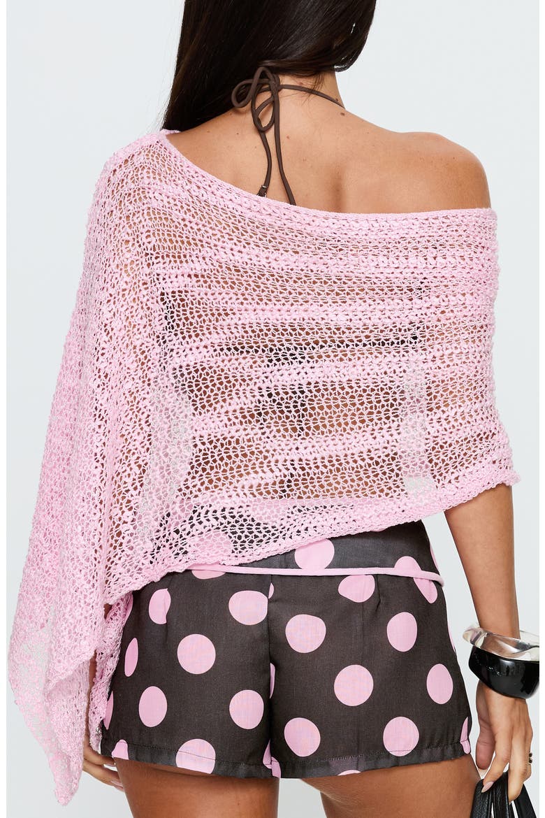 Boni Knit Poncho, Alternate, color, SOFT PINK