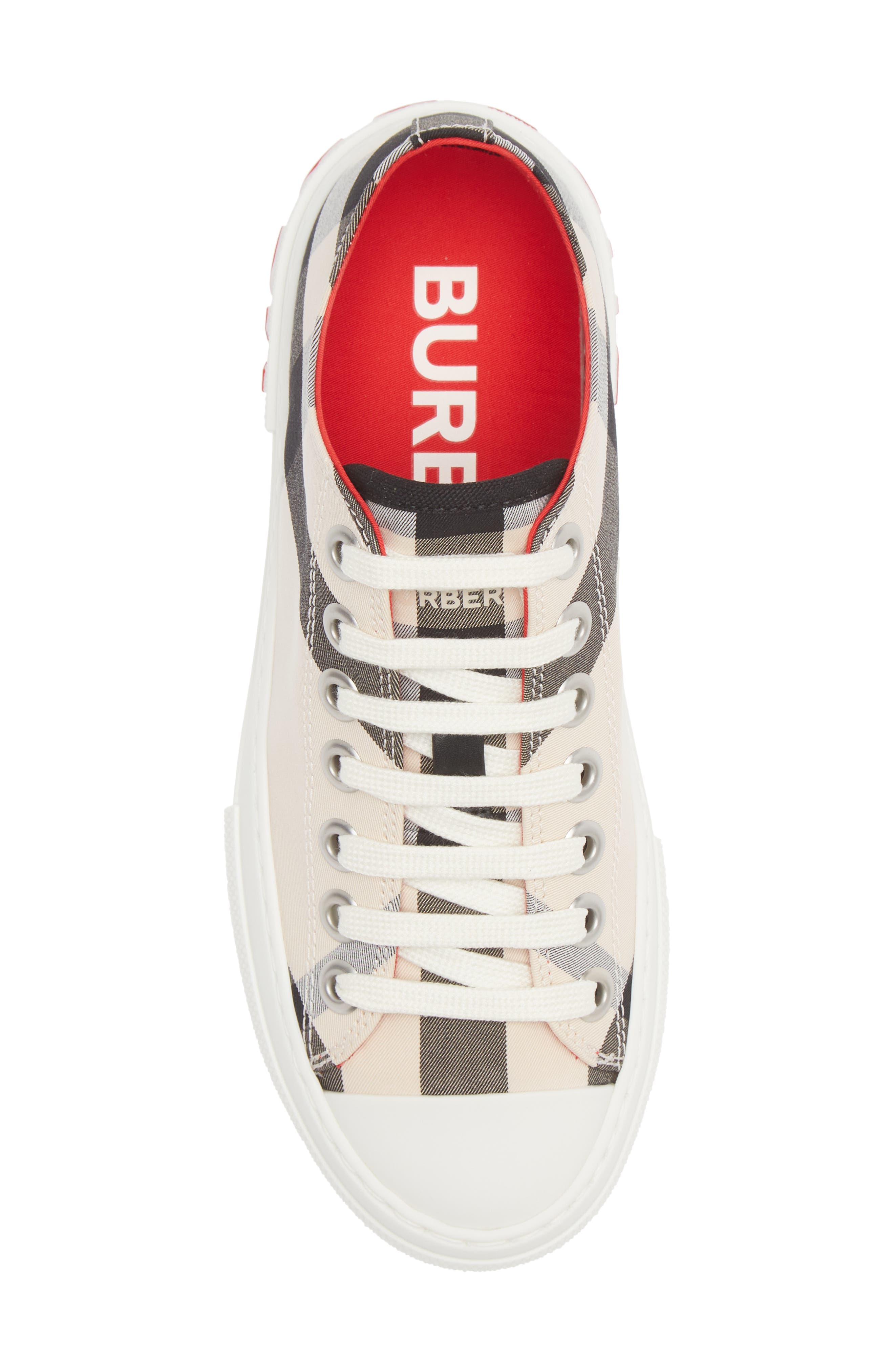 Burberry Jack Check Low Top Sneaker, Alternate, color, 
