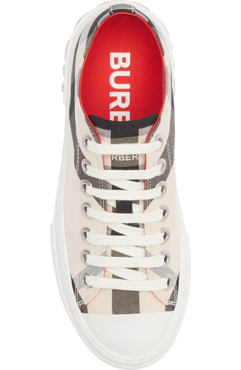 Burberry Jack Check Low Top Sneaker, Alternate, color,