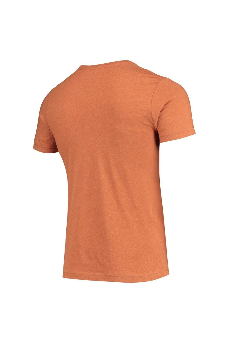 Men's Homefield Heathered Texas Orange Texas Longhorns Vintage Go Horns Go T-Shirt, Alternate, color, Burnt Orange
