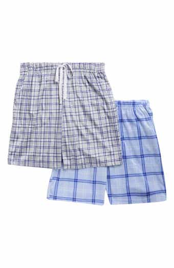2-Pack Assorted Plaid Pajama Shorts