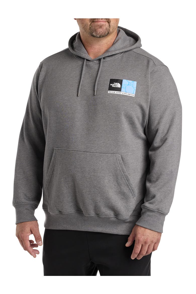 Big & Tall Suspended Hoodie, Main, color, TNF MED GREY HTHR