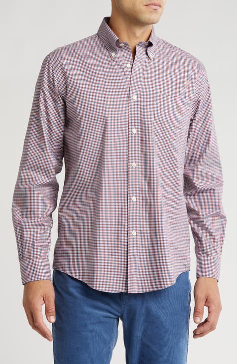 Regular Fit Gingham Button-Down Shirt