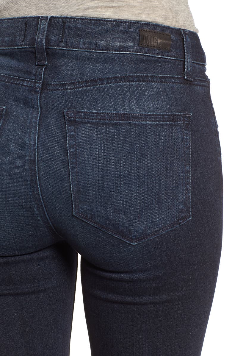 PAIGE Manhattan High Waist Bootcut Jeans, Alternate, color,