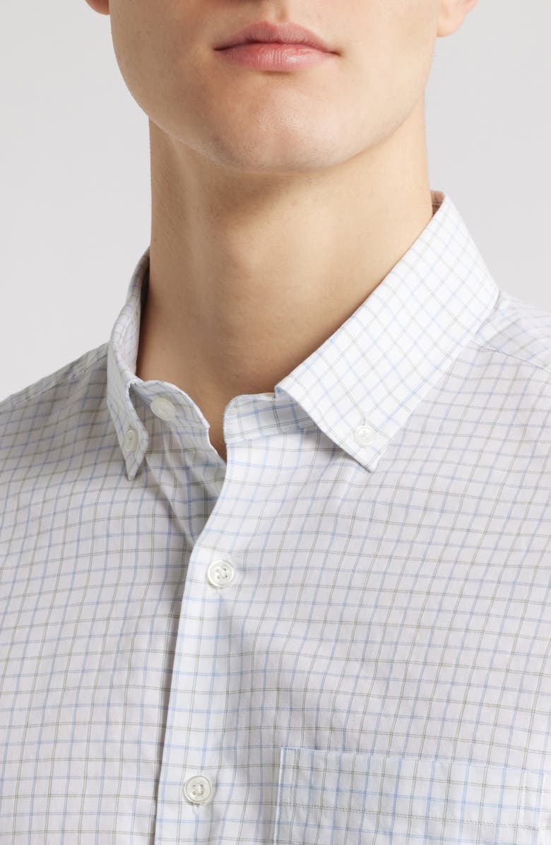 Scott Barber Jacquard Windowpane Button-Down Shirt, Alternate, color, 