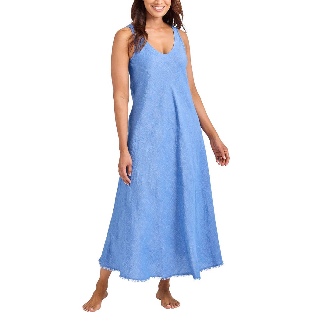 Tommy Bahama St Lucia Bias Cut Maxi Dress Swim Cover-up In Palace Blue