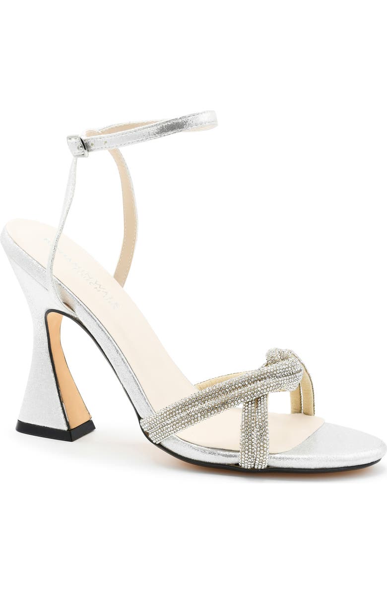 Touch Ups Miche Ankle Strap Sandal, Main, color, Silver