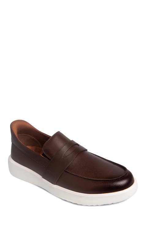 Clark St Hands Free Technology Leather Slip On Sneaker