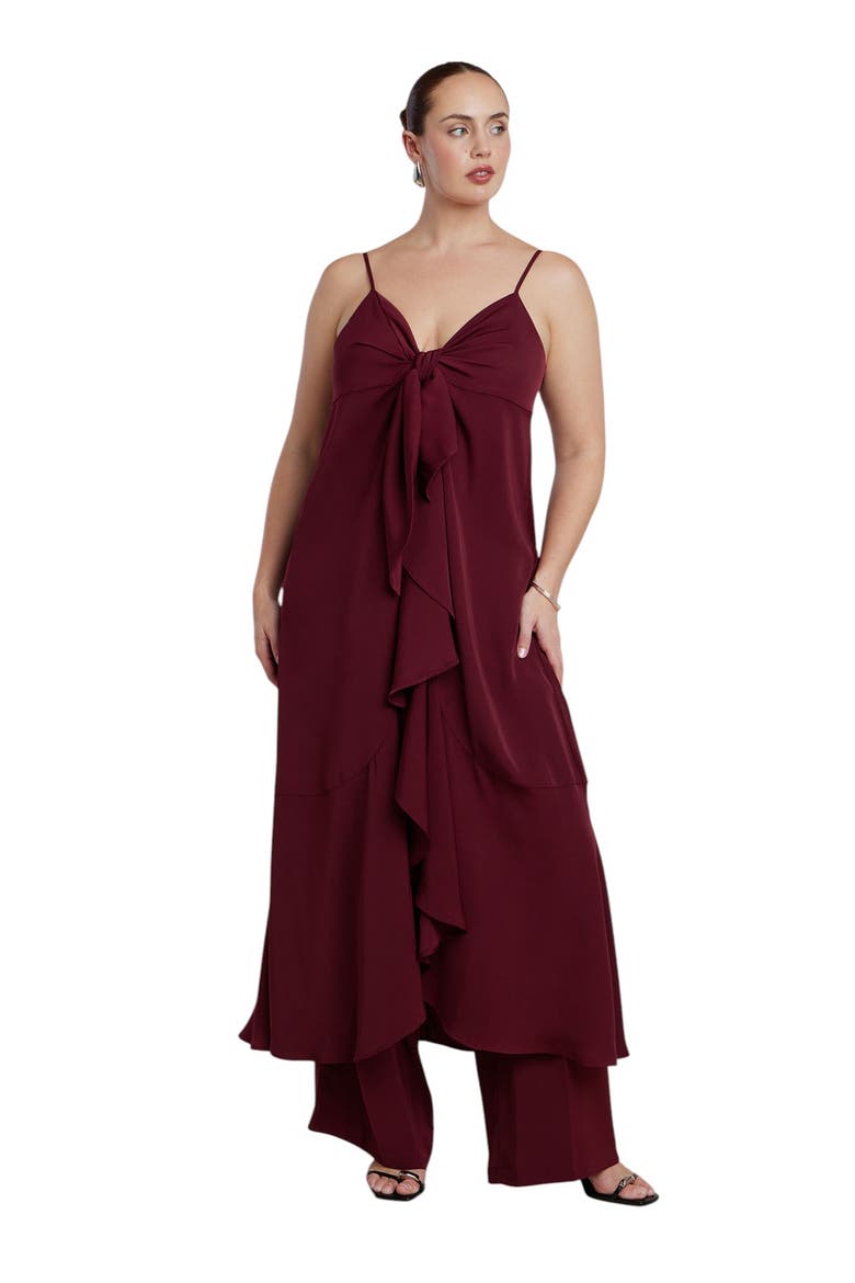 Wide Leg Trouser, Alternate, color, WINE