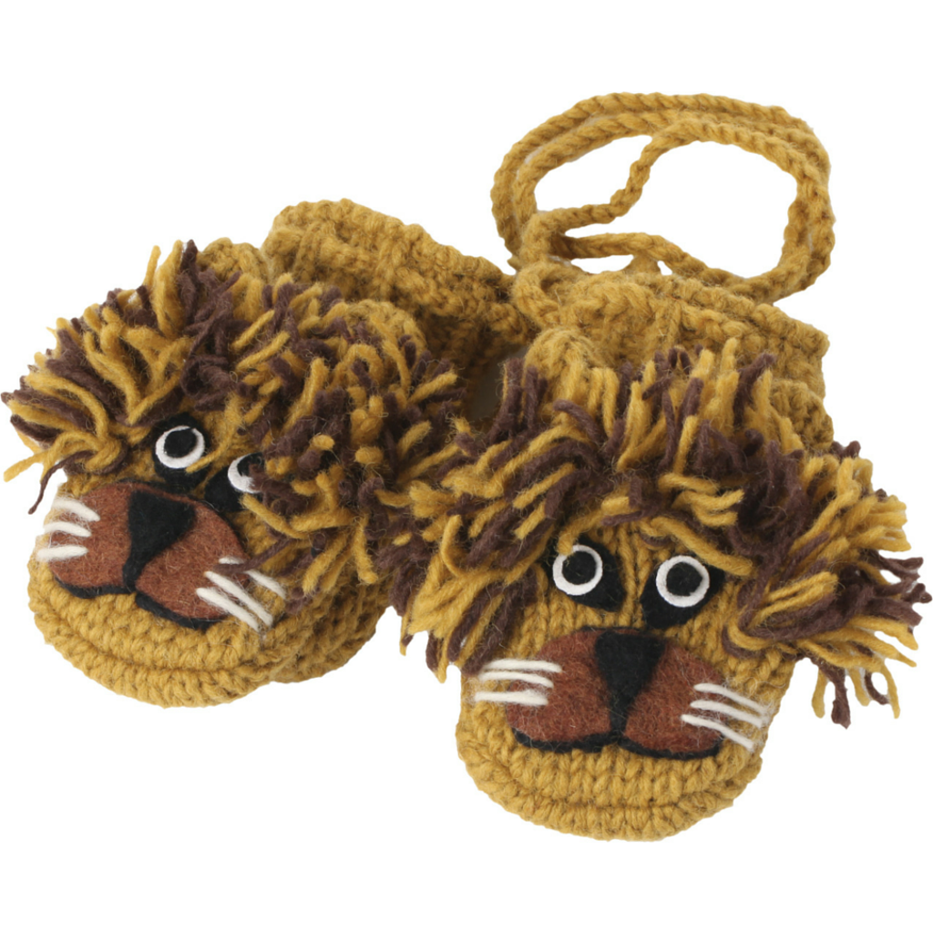 Nirvanna Designs New Lion Mittens In Brown