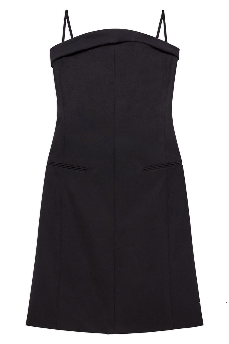 Wool Blazer Minidress, Alternate, color, BLACK