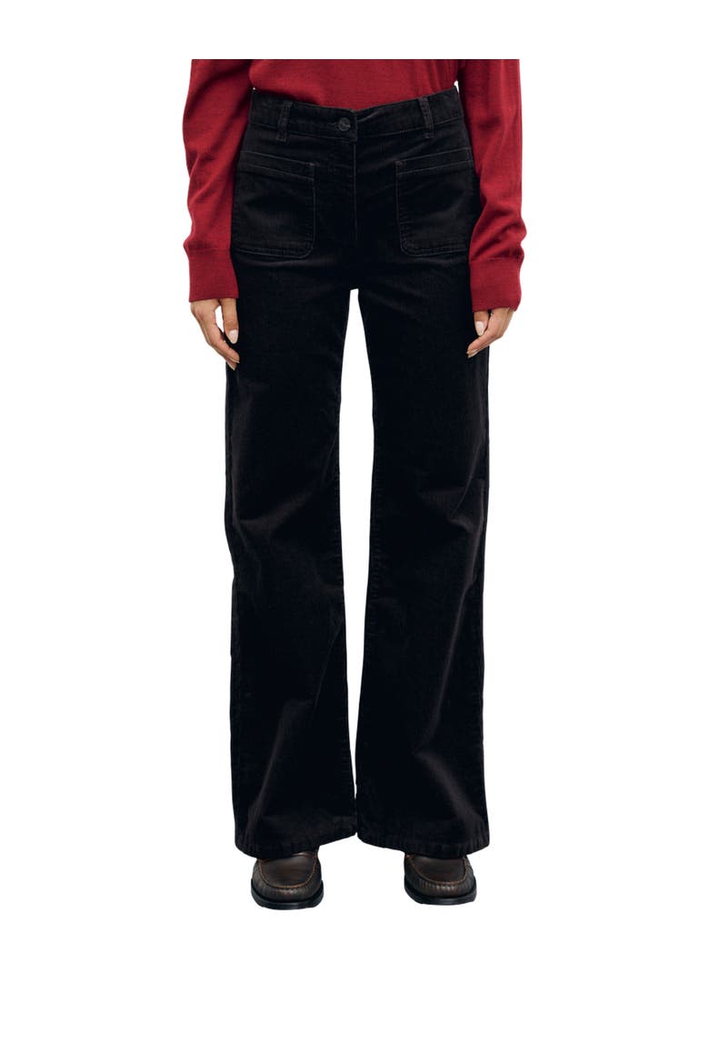 Mael Corduroy Flared Jeans, Main, color, Cinnamon