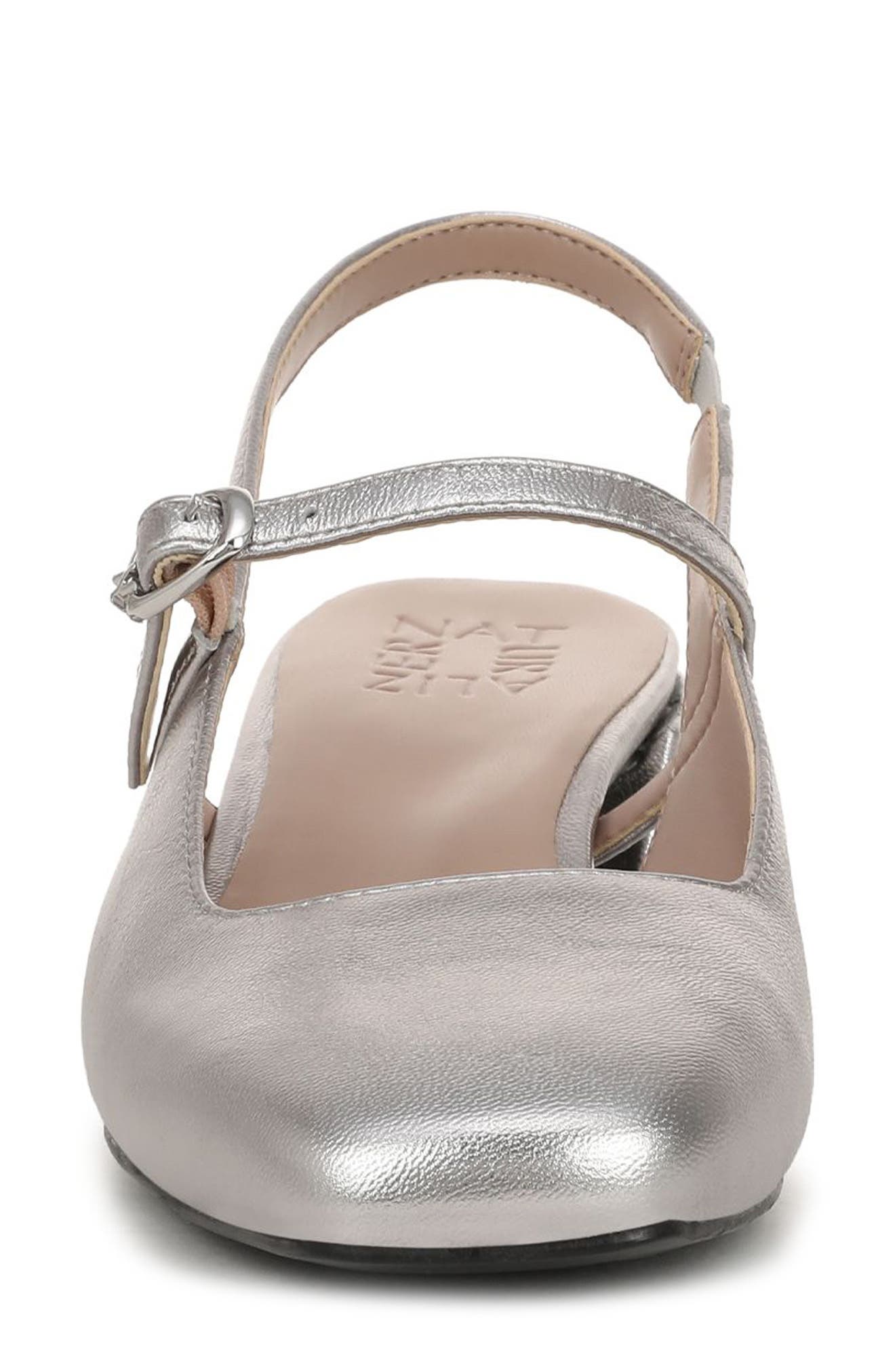 Naturalizer Jalee Slingback Pump, Alternate, color, Soft Pewter