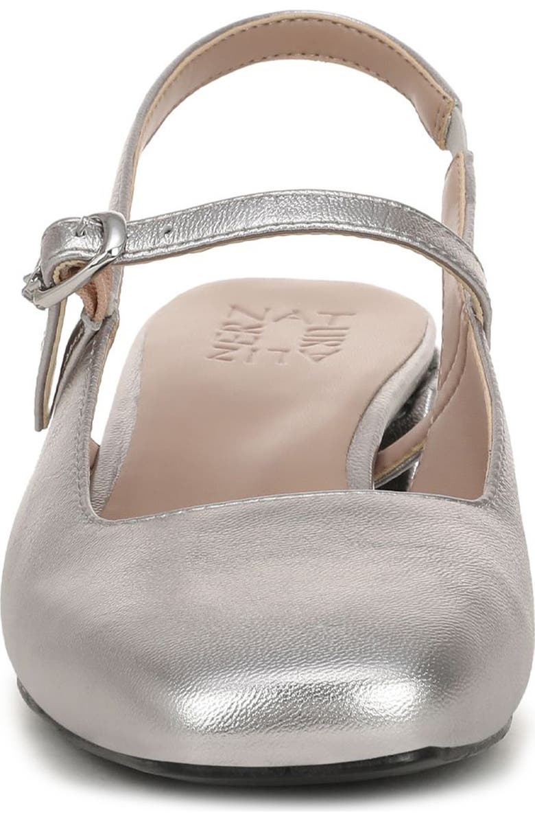 Naturalizer Jalee Slingback Pump, Alternate, color, Soft Pewter
