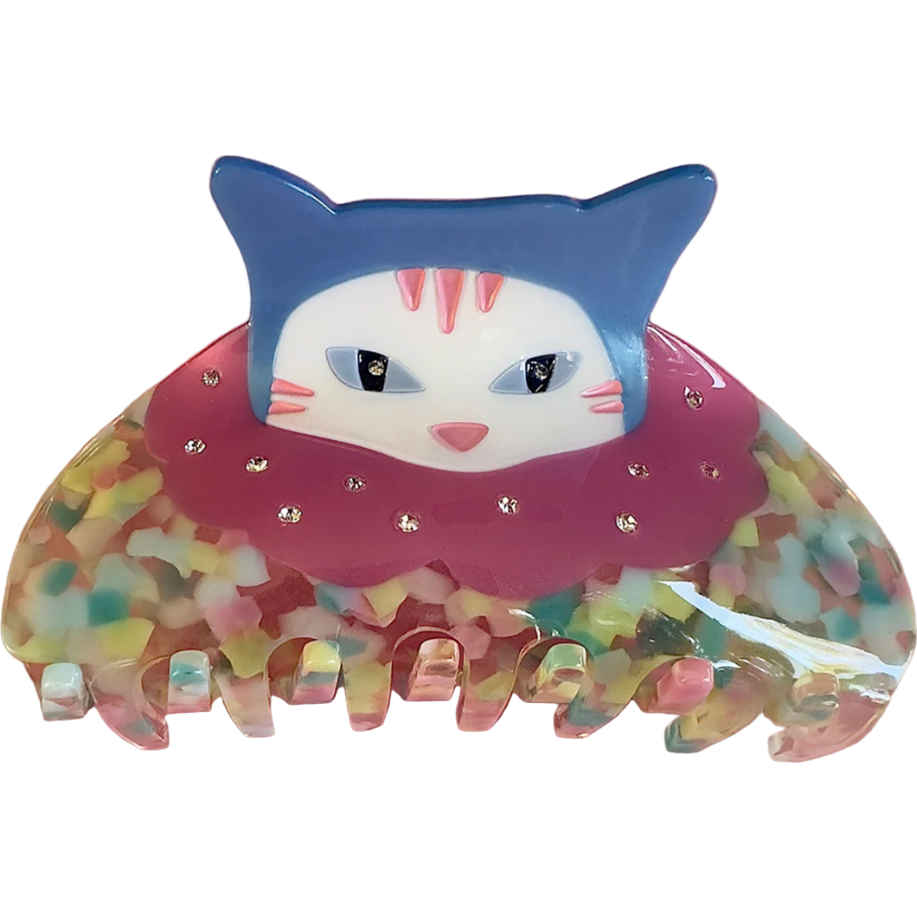 Centinelle Confetti Cat Clown Hair Claw In Multi