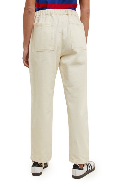 Wishlist Drawstring Waist Baggy Jeans In Neutral