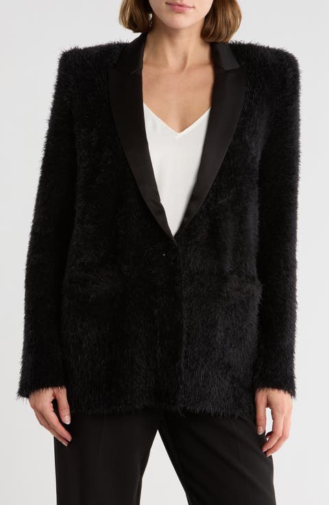 Baileigh Mixed Media Blazer