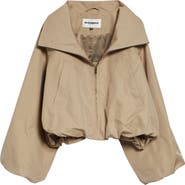 MELITTA BAUMEISTER Round Up Cotton & Nylon Twill Bubble Hem Jacket