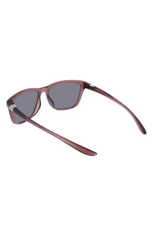 Nike City Icon 61mm Rectangle Sunglasses In Brown