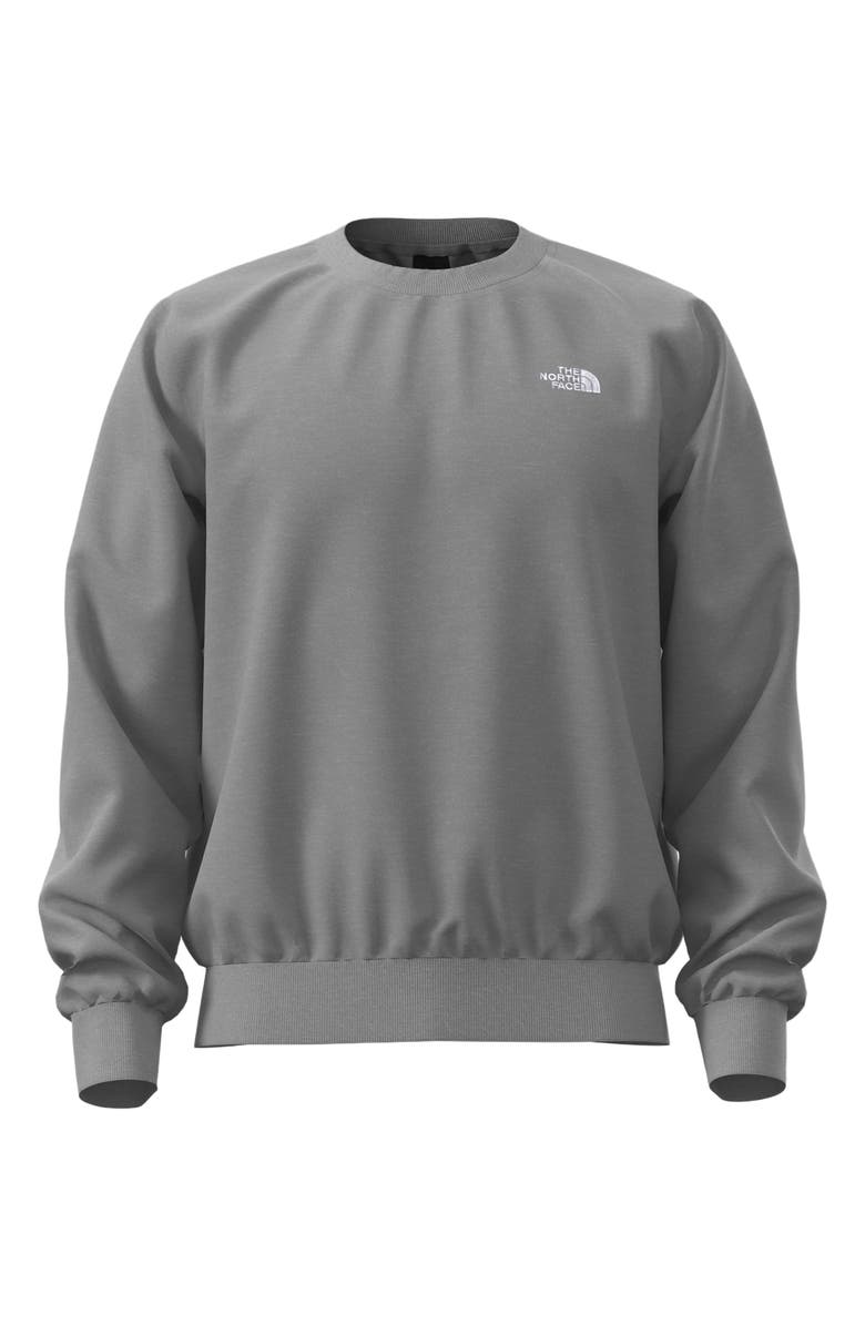 The North Face Evolution Simple Dome Fleece Crewneck Sweatshirt, Main, color, Tnf Pale Grey Heather