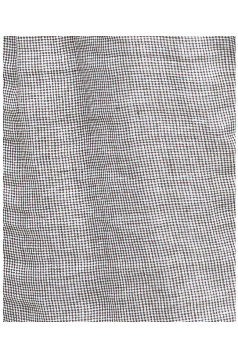 Linton Tailored Fit Check Linen Button-Down Shirt, Alternate, color, OLIVE