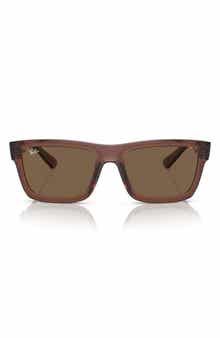 Ray-Ban Warren 57mm Rectangular Sunglasses