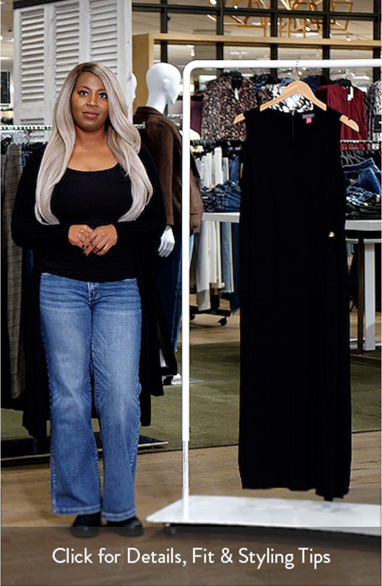 Gathered Twist Sleeveless Maxi Dress, sales video thumbnail