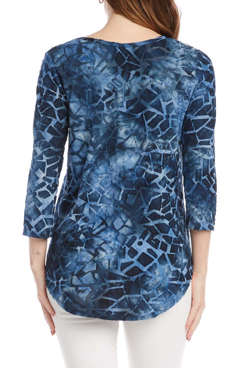 Tie Dye Burnout Top, Alternate, color, TIE DYE