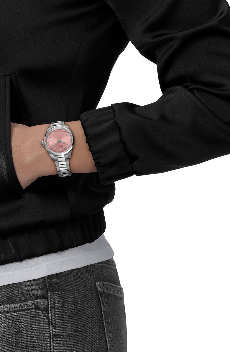 Tissot PR100 Quartz Bracelet Watch, 34mm, Alternate, color, Pink