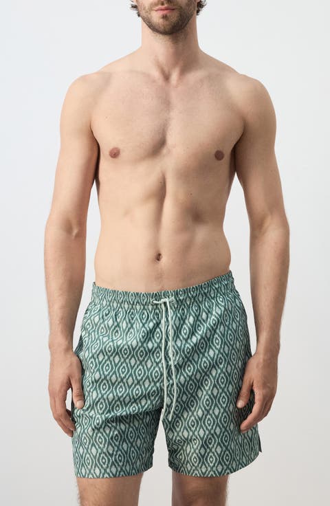 Print Swim Trunks