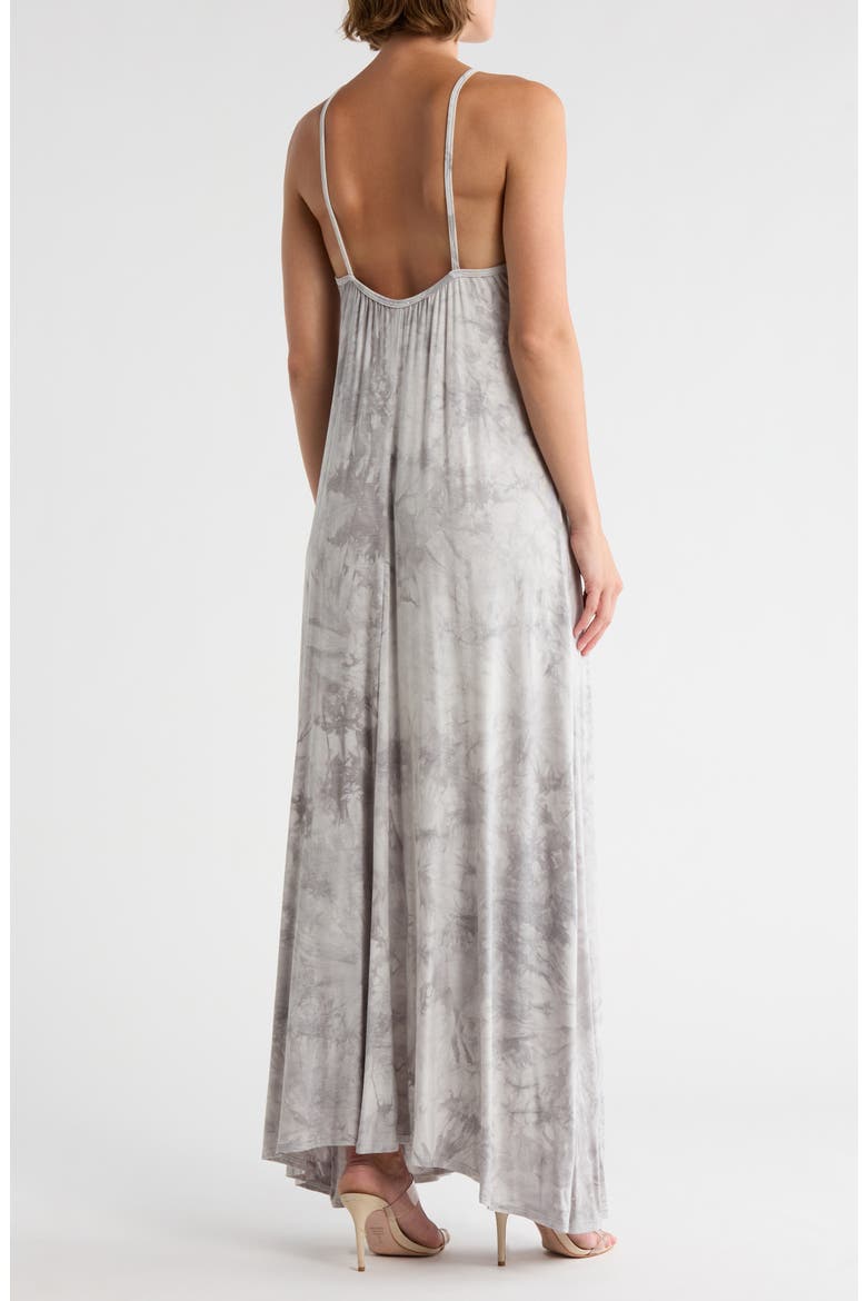 Scoop Neck Maxi Dress, Alternate, color, HEATHER GREY
