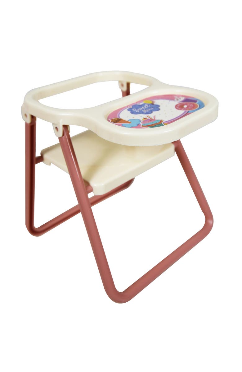 Lissi 8'' Baby Doll Set with Scooter, Pushchair, Rocker & Highchair Playset, Alternate, color, Multicolored