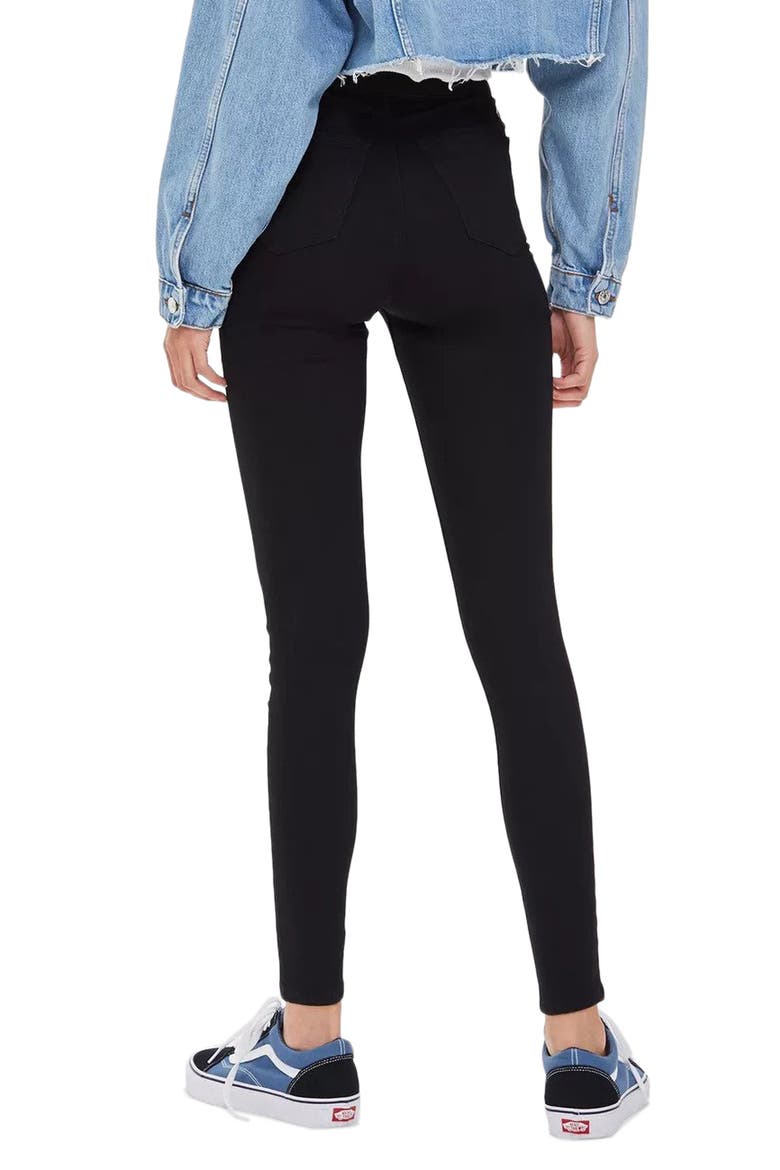 Joni High Waist Jeans, Alternate, color, BLACK