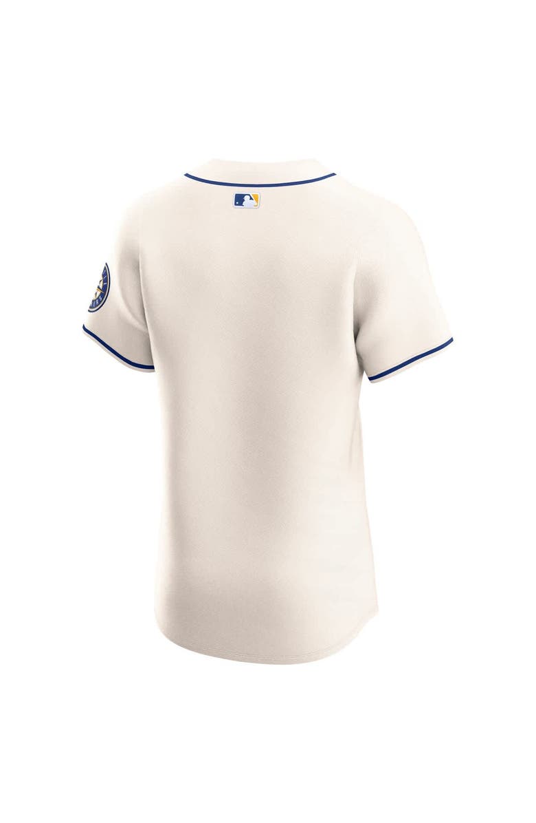 Nike Men's Nike Cream Seattle Mariners Alternate Elite Jersey, Alternate, color, 