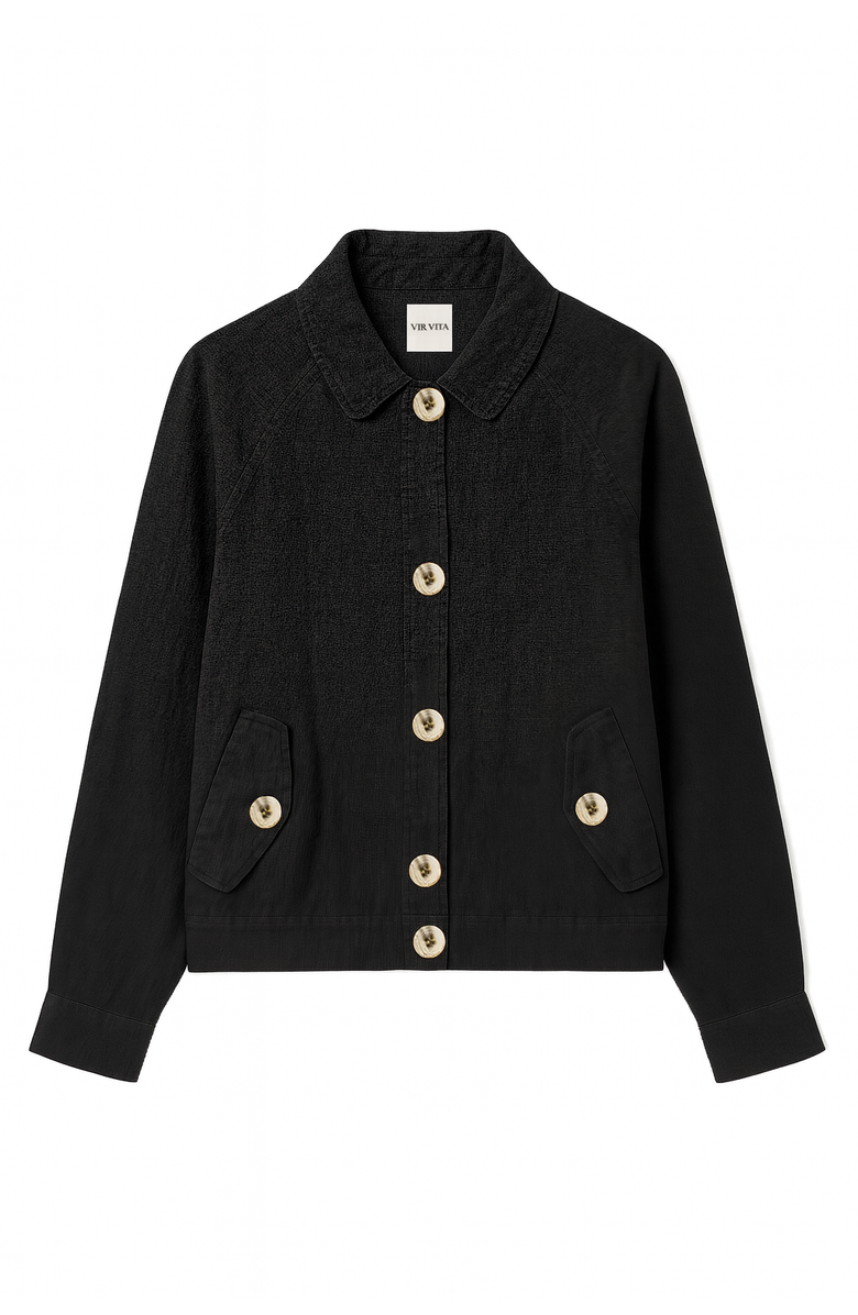 VIR VITA Béatrice Jacket, Main, color, Black