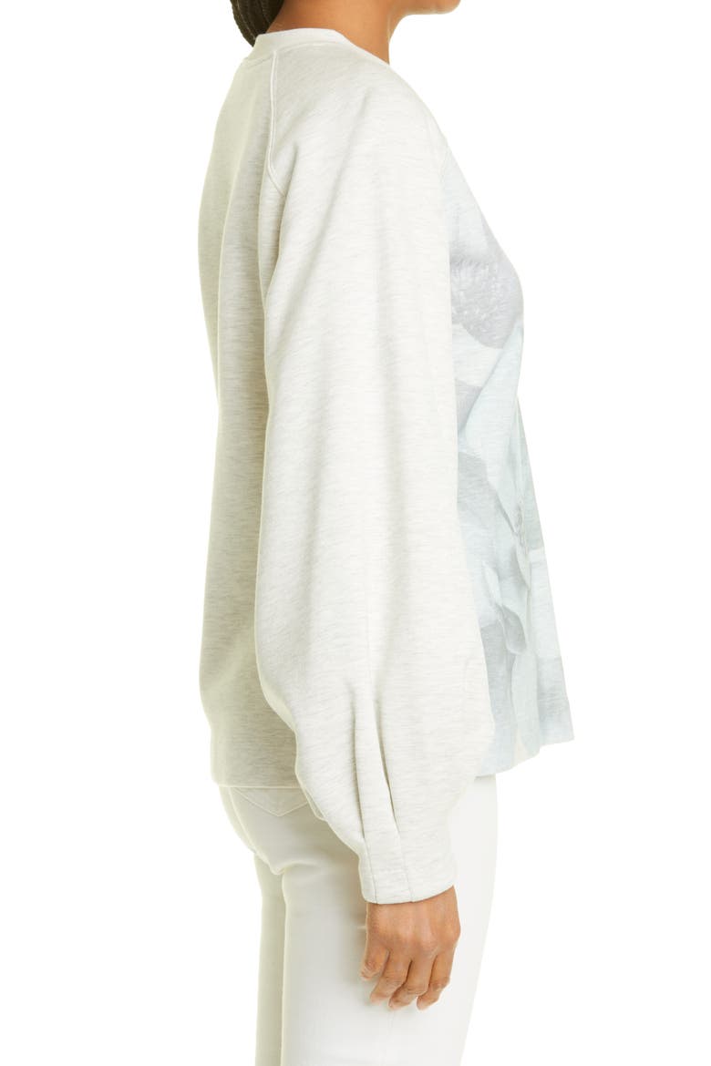 Perrine Floral Sweatshirt, Alternate, color, DARK GREY