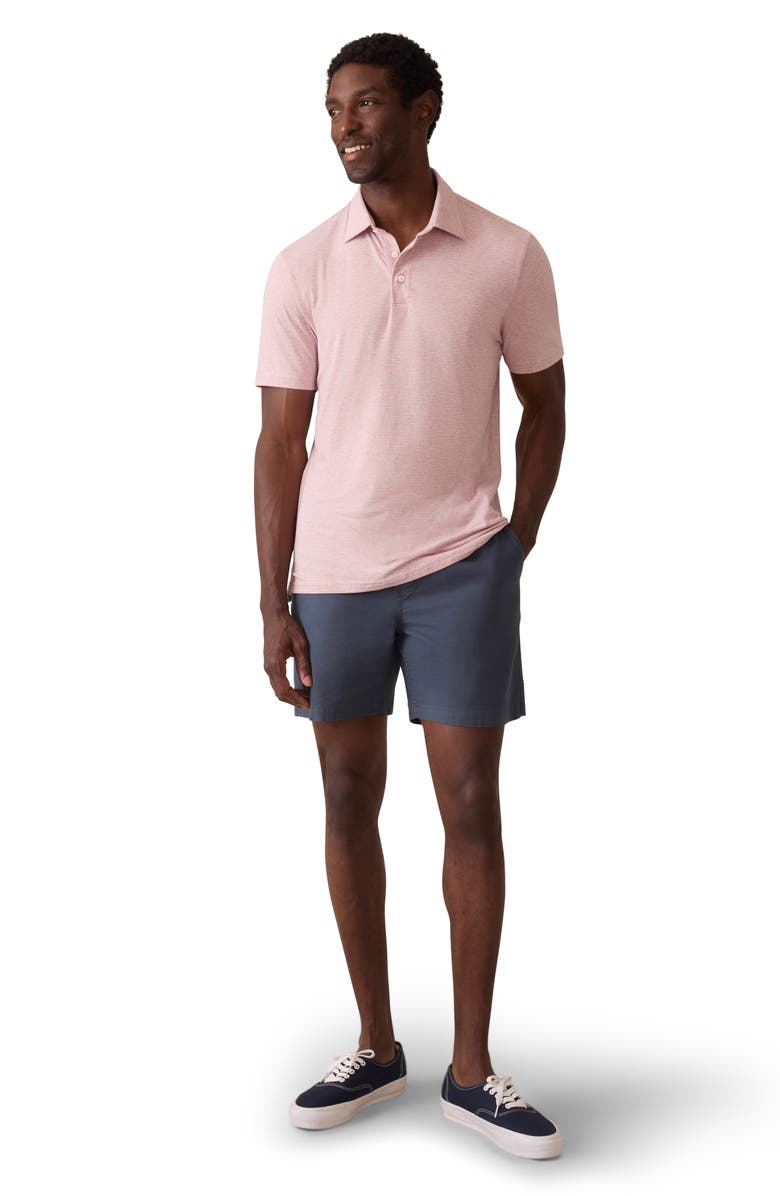 Faherty Movement Polo, Alternate, color, Rose Madaket Stripe