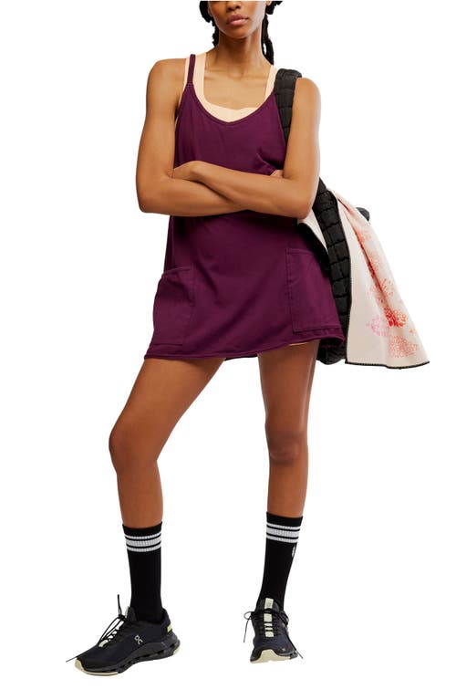 Free People Fp Movement Hot Shot Mini Sport Dress In Purple