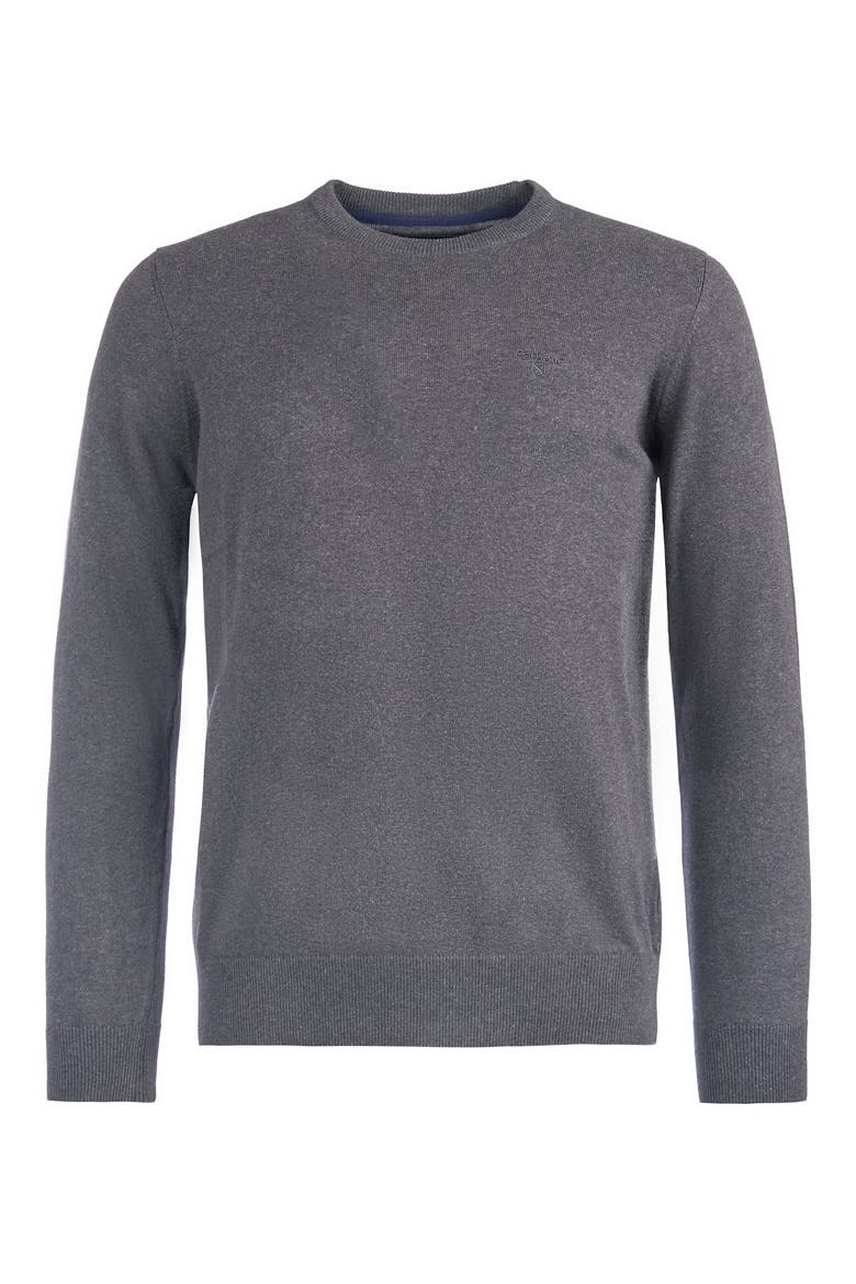 Pima Cotton Crewneck Sweater, Alternate, color, CHARCOAL