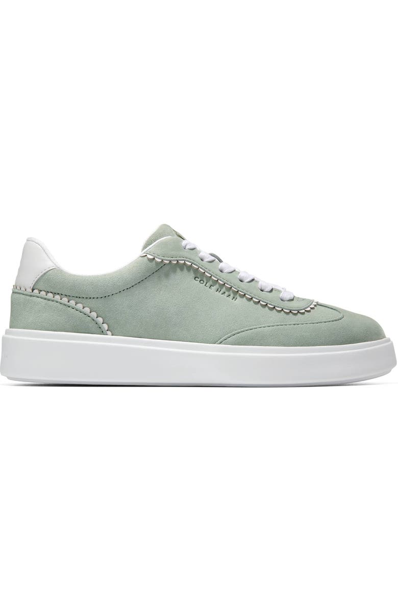 Cole Haan Grand Crosscourt Arlowe Sneaker, Alternate, color, Lily Pad Suede / White Suede